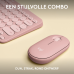 LOGITECH Pebble 2 Combo Roze -  Draadloos Toetsenbord en Muis