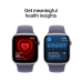 APPLE Watch Series 11 GPS + Cellular - 42mm Aluminium Case - Purple Fog Sport Band M/L Smartwatch Silver