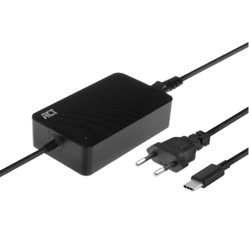 ACT USB-C laptoplader met Power Delivery profielen 65W