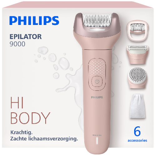 PHILIPS Epilator Series 9000 – BRE718/00 Epilator Roze