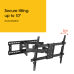 VOGELS MA-5040 Draai- en kantelbare tv-beugel 43 – 90-inch max. 45kg Muurbeugel