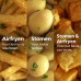 PHILIPS  Airfryer 5000-serie Dual Basket Met Stoomfunctie - NA555/00 - Dubbele Mand - SteamClean - 9L - Tot 6 Personen - Heteluchtfriteuse met stoomfunctie - Zilver