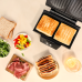 KRUPS FDK462 Iconic Tosti-apparaat Zwart