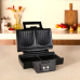 KRUPS FDK462 Iconic Tosti-apparaat Zwart