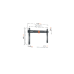 VOGELS QUICK TVM 1609 - Vaste tv-beugel - 40" - 100" - 75 kg - VESA 600 x 400 mm Muurbeugel Zwart
