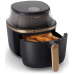 PHILIPS  Airfryer 3000-serie - NA342/00 - Kijkvenster - RapidAir Plus - 7,2 L - Tot 6 Personen  - Hetelucht friteuse - Zwart