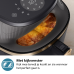 PHILIPS  Airfryer 3000-serie - NA342/00 - Kijkvenster - RapidAir Plus - 7,2 L - Tot 6 Personen  - Hetelucht friteuse - Zwart