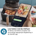 PHILIPS  Airfryer 3000-serie - NA342/00 - Kijkvenster - RapidAir Plus - 7,2 L - Tot 6 Personen  - Hetelucht friteuse - Zwart
