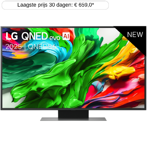 LG 55QNED86A - Ultra HD 4K - QLED-tv - 55 inch - 2025