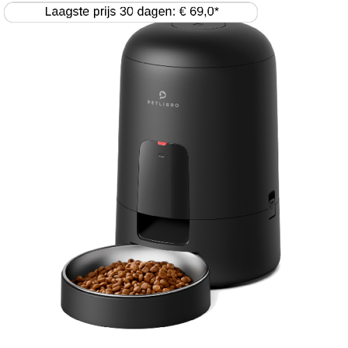 PETLIBRO AIR AUTOMATIC PET FEEDER BLACK 2L Voedsel dispenser