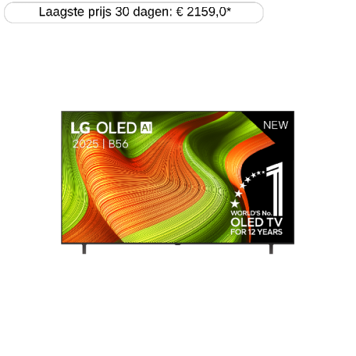 LG OLED77B56LA - Ultra HD 4K - OLED-tv - 77 inch - 2025