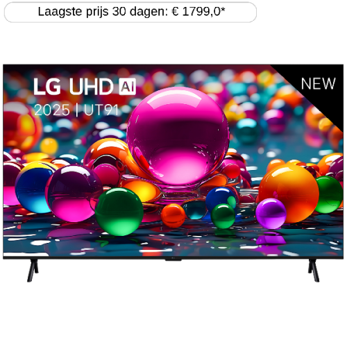 LG 98UT91006LA.AEEQ - Ultra HD 4K - Led-tv - 98 inch - 2025