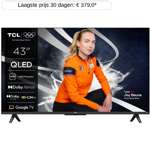 TCL 43T69C - Ultra HD 4K - QLED-tv - 43 inch - 2025