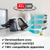 BOSCH BCS711XXL Unlimited 7 - Steelstofzuiger incl. kruimelzuiger - Accuduur 40 min - Wit