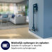 PHILIPS XC3031/01 - Steelstofzuiger incl. kruimelzuiger - Accuduur 60 min - Zwart/Blauw