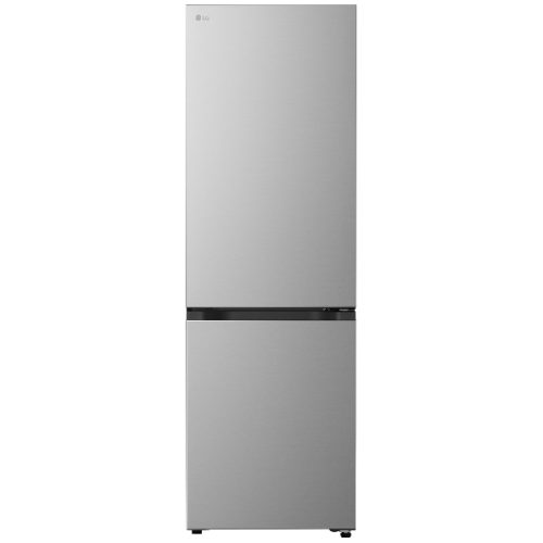 LG GBBSJ10DPY - Koel-vriescombinatie - breedte 59.7 cm - hoogte 186 cm - inhoud 375 L - NoFrost Prime Silver