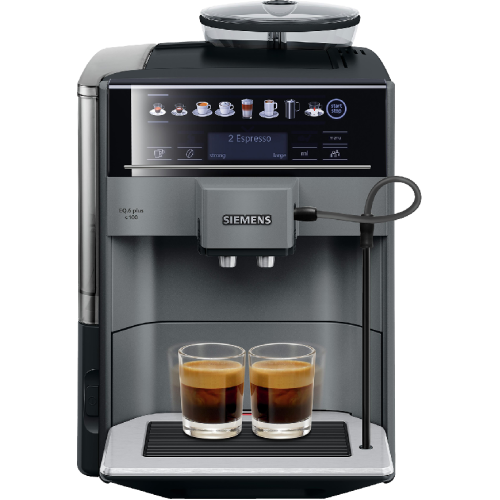 SIEMENS EQ.6 Plus s100 TE651209RW - Volautomatische espressomachine - Maximaal aantal kopjes: 2 - Zwart