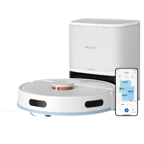 PHILIPS XU2100/25 - Robotstofzuiger - Met Dweilfunctie - Arctic Wit