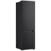 LG GBBS322BEV Koel-vriescombinatie met DoorCooling Smart Inverter compessor hoogte 210.9cm - breedte 65cm - inhoud 262l - Energie label B - Essense Black Steel