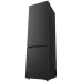 LG GBBS322BEV Koel-vriescombinatie met DoorCooling Smart Inverter compessor hoogte 210.9cm - breedte 65cm - inhoud 262l - Energie label B - Essense Black Steel
