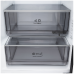 LG GBBS322BEV Koel-vriescombinatie met DoorCooling Smart Inverter compessor hoogte 210.9cm - breedte 65cm - inhoud 262l - Energie label B - Essense Black Steel