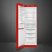 SMEG FAB32LRD6 - Retro Koel-vriescombinatie - 196.8 cm - Linksdraaiende deur - 331 L - Rood