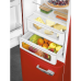 SMEG FAB32LRD6 - Retro Koel-vriescombinatie - 196.8 cm - Linksdraaiende deur - 331 L - Rood