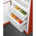 SMEG FAB32LRD6 - Retro Koel-vriescombinatie - 196.8 cm - Linksdraaiende deur - 331 L - Rood