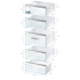 BOSCH GSN58AWCV  Vrijstaand Vrieskast - breedte 70 cm - hoogte 191 cm - inhoud 366 l - NoFrost