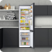 SAMSUNG  RB34C602CB1EF -  Koel-vriescombinatie - breedte 59.5 cm - hoogte 185.3 cm - inhoud 344 l - NoFrost
