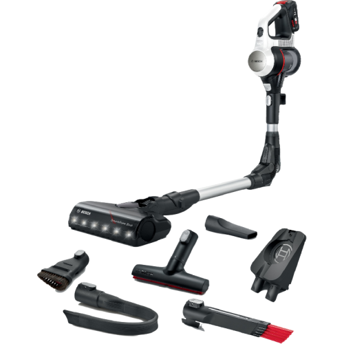 BOSCH BCS711XXL Unlimited 7 - Steelstofzuiger incl. kruimelzuiger - Accuduur 40 min - Wit