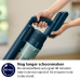 PHILIPS XC3031/01 - Steelstofzuiger incl. kruimelzuiger - Accuduur 60 min - Zwart/Blauw