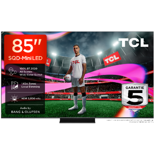 TCL 85C7L SQD-Mini-led - Ultra HD 4K - Mini-led-tv - 85 inch - 2026