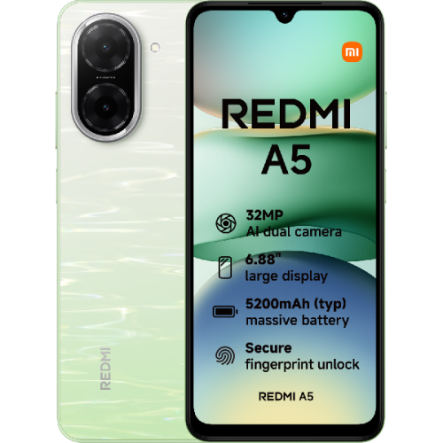 XIAOMI Redmi A5 3GB RAM 64GB ROM Groen - 64 GB Groen